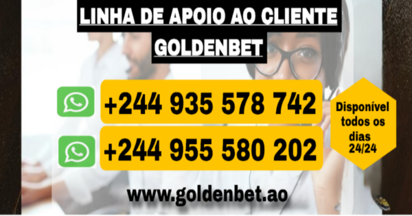 Como contactar o apoio ao cliente da golden bet Angola