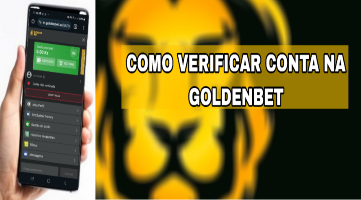 Como verificar conta na Golden Bet?